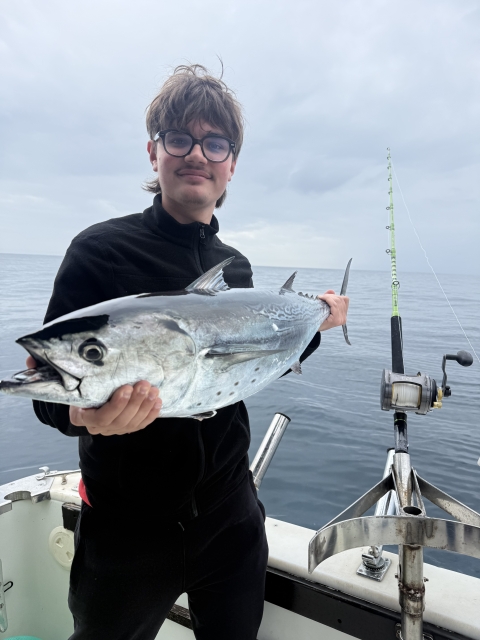  Proud with his fish 