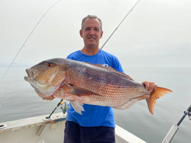  During the fishing trip 