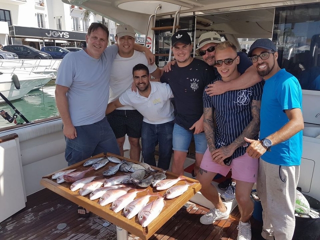 Chegando ao porto com tudo pescado 