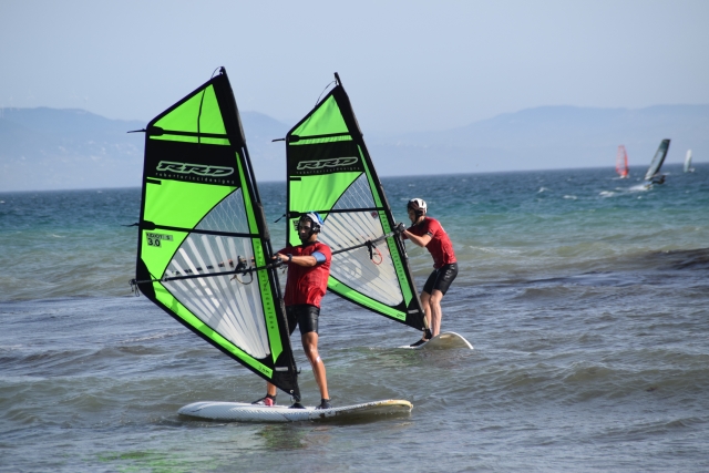 Duranle el curso de windsurf en Tarifa