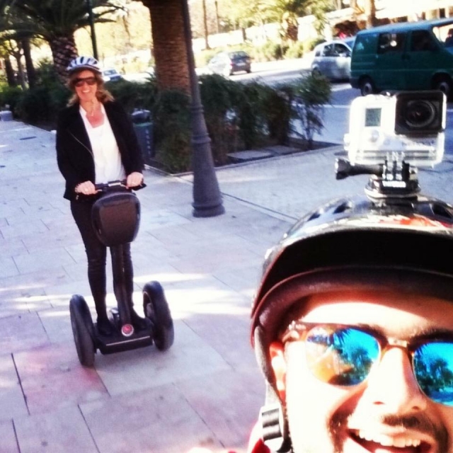  Enregistrement du parcours en segway 