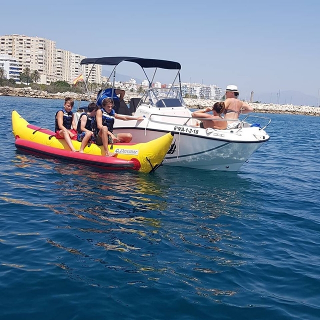 Paseo en la banana boat