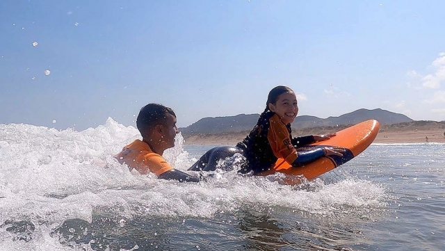  Surfen in Santander 