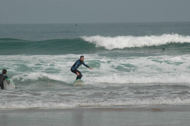  Surfen am Strand von Magdalena 