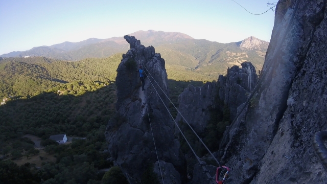 Puente colgante de la ferrata