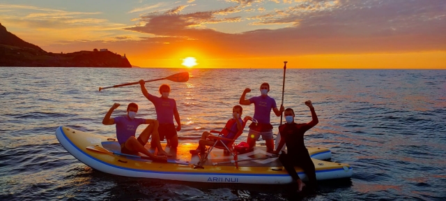 Ruta Big SUP al atardecer