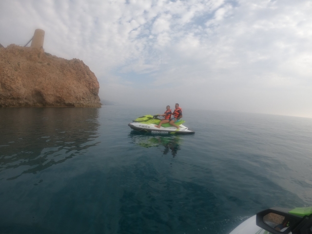 Jet skis biplaza en Almería