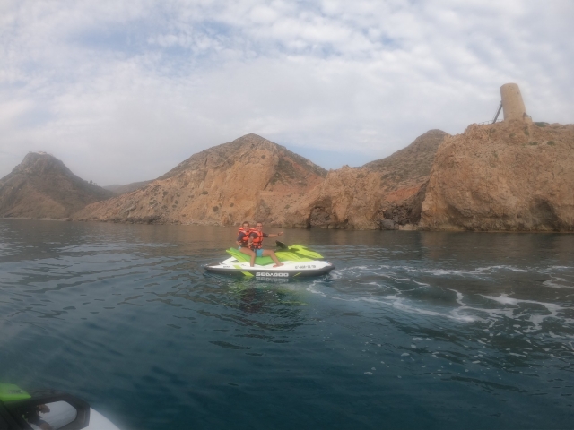 Ruta guiada en jet ski