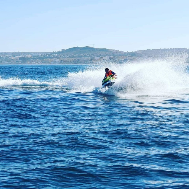  Itinéraire guidé en jet ski à Malaga 