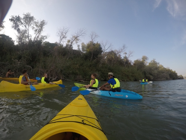  Au bord des kayaks 