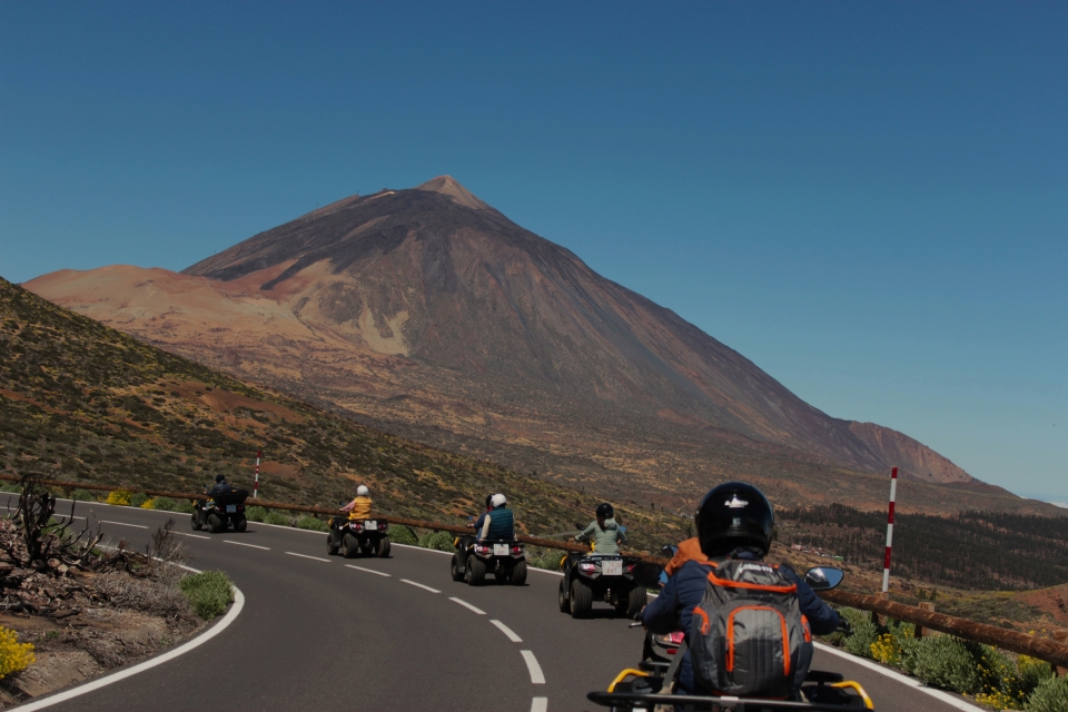 Con el Teide de fondo