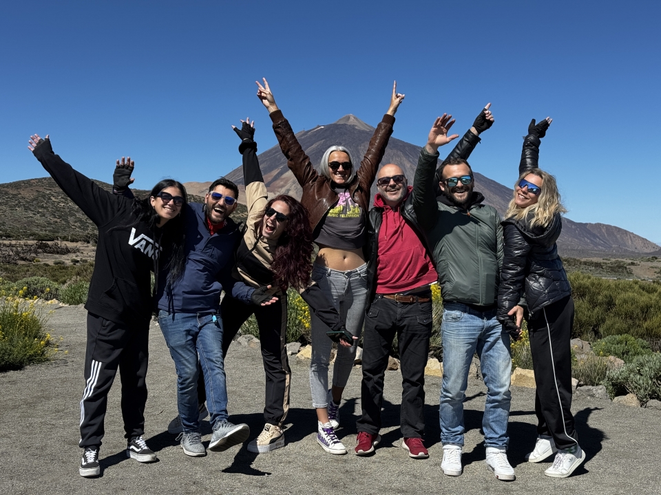 Teide con amigos