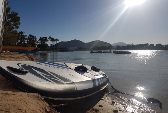 Tabla de surf electrica en Alcudia