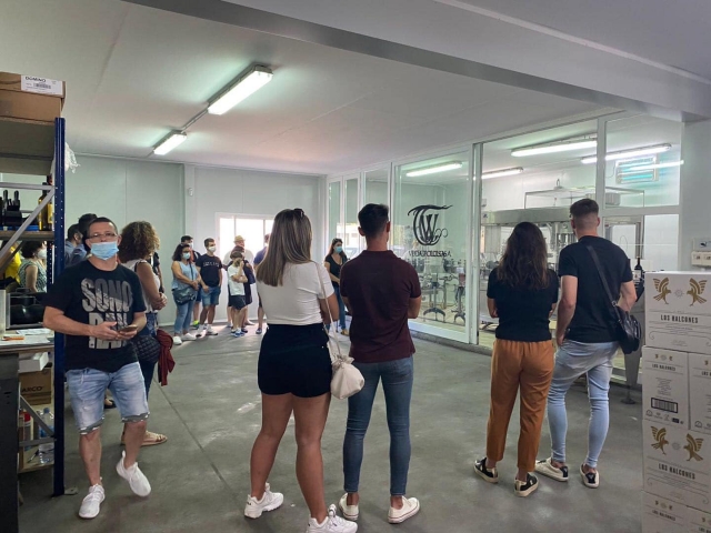  Weintouristischer Besuch im Weingut 