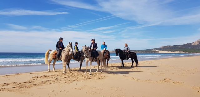 Au bord de la mer à cheval 