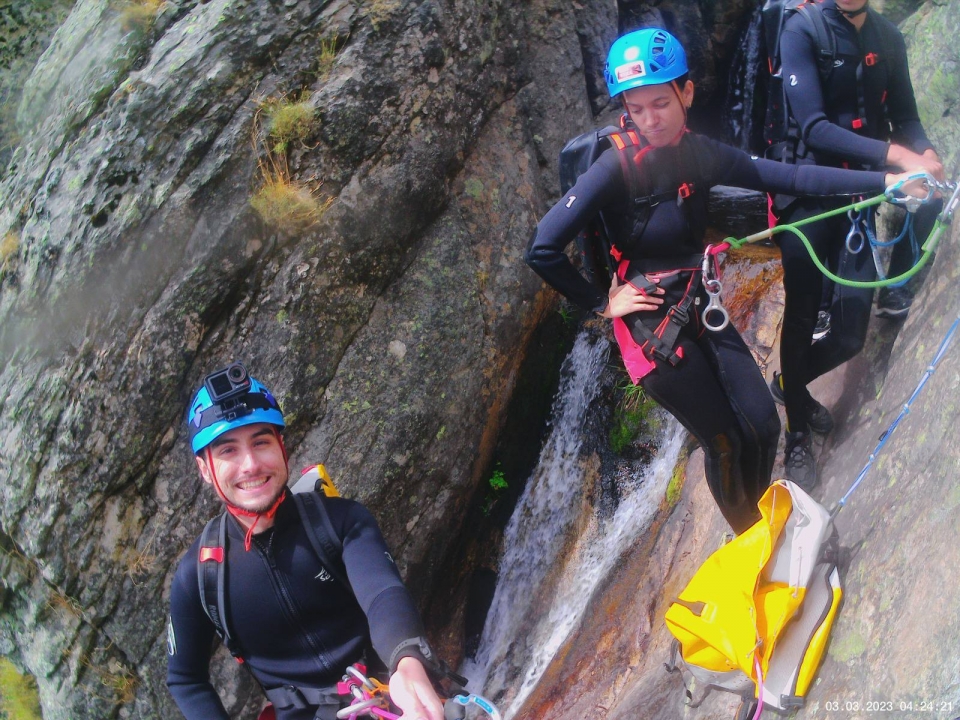 Canyoning con amigos