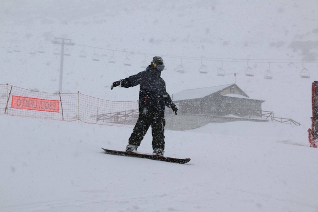  Snowboarden in Alto Campoo 