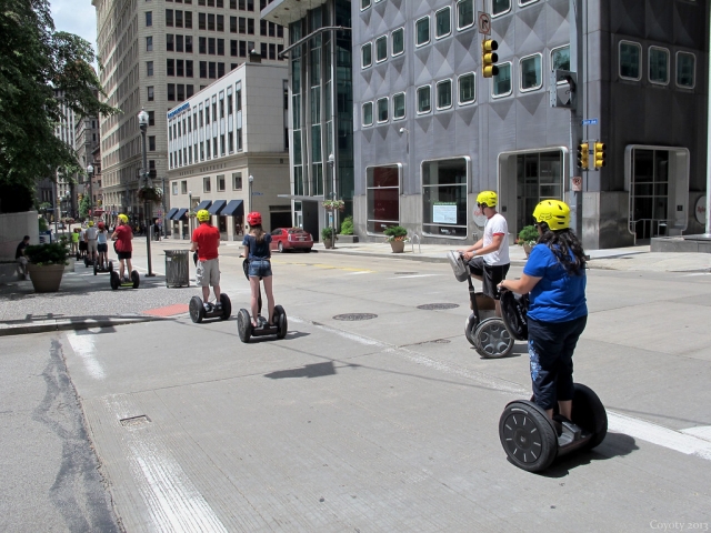  Tourists on a segway