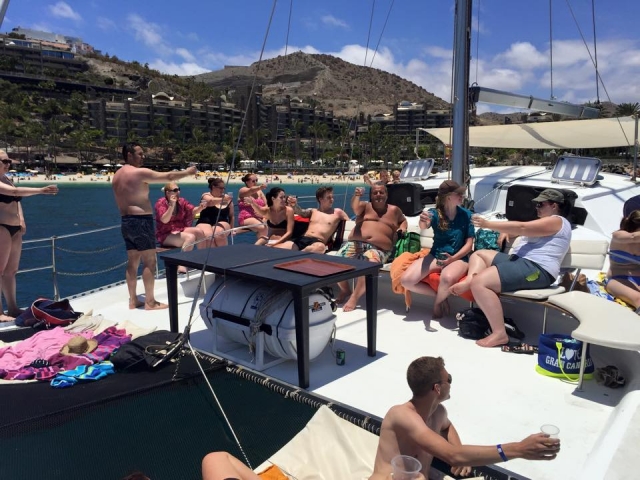  Gran Canaria on a catamaran
