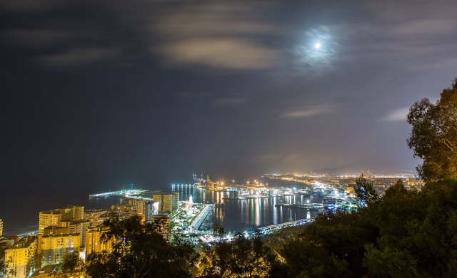 Tour durch Málaga bei Nacht 