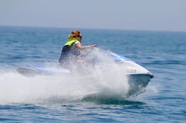  Jet ski route through Roquetas 