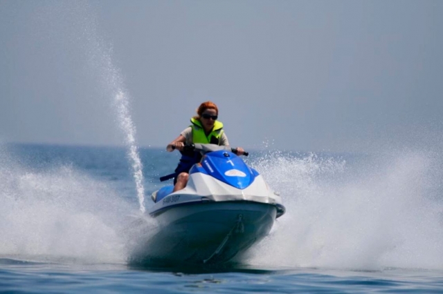  Accelerating on the jet ski 