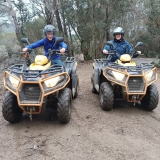Ruta en quad monoplaza Parque del Montnegre, 30min