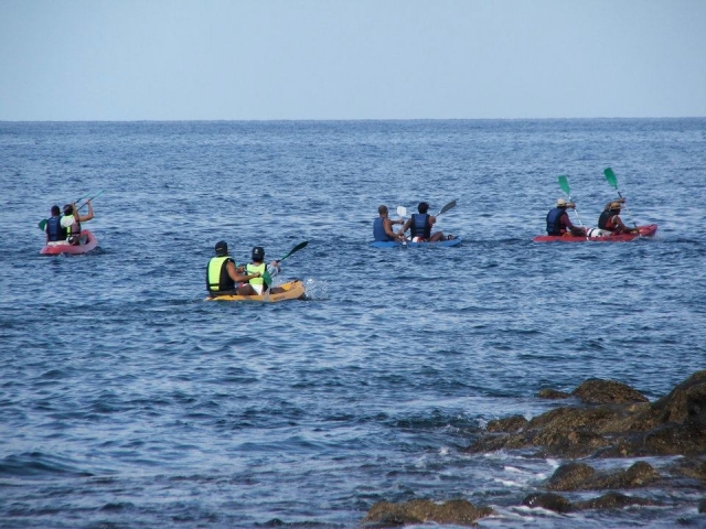  Gruppo di kayak 