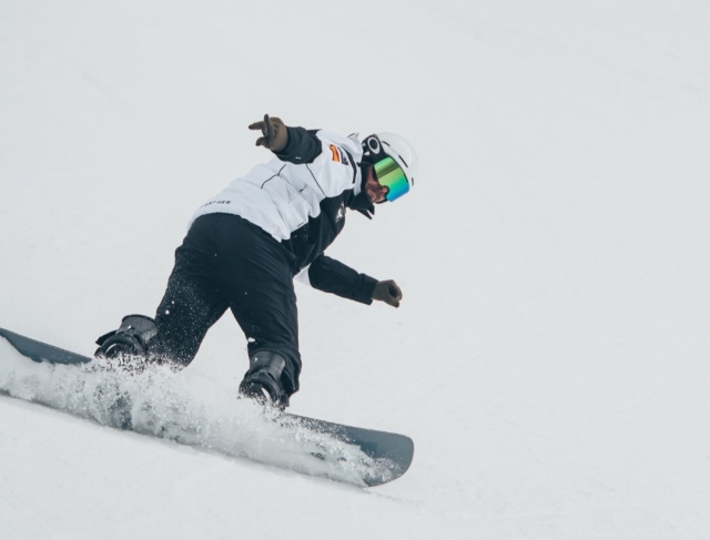 Sierra nevada en snowboard