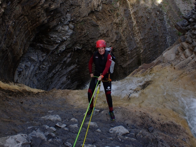 Descenso en rappel