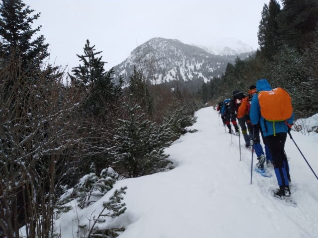 Snowshoe route through Boí Taüll, 2 hours