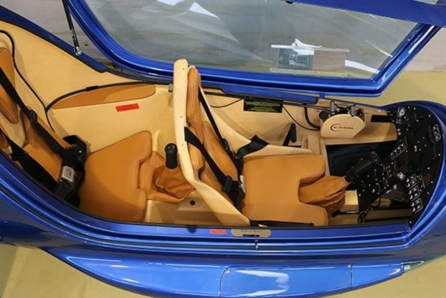  Interior of the aircraft in La Llosa 