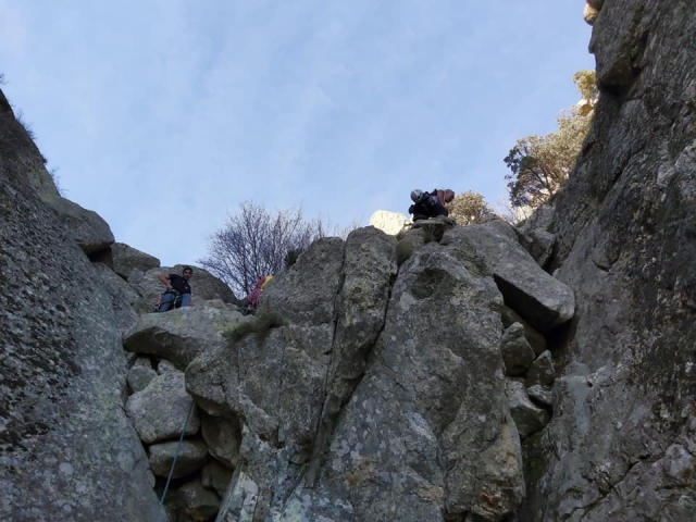 Climbing day in La Pedriza 