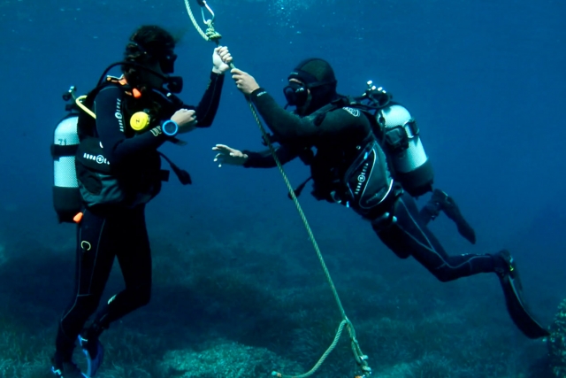Buceando en la Reserva Marina de Menorca