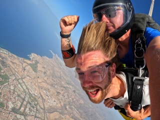 马斯帕洛马斯沙丘双人跳伞，3000m