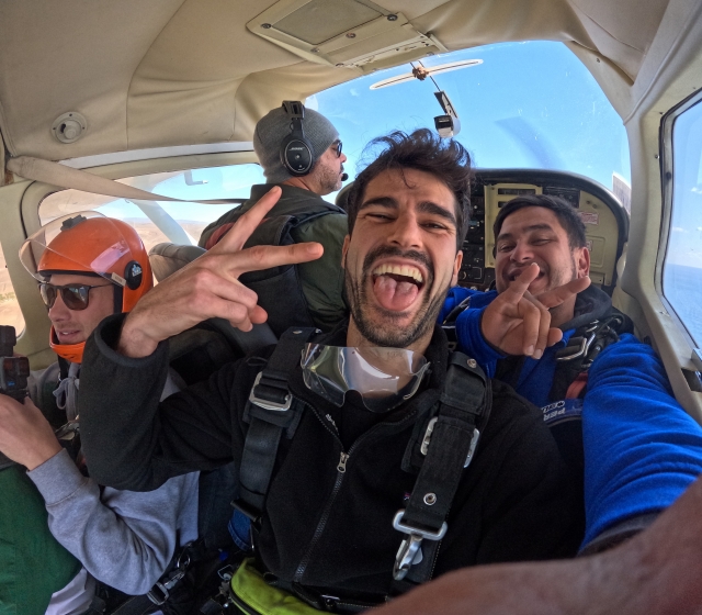 Pára-quedismo connosco 