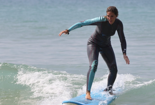  Cours de surf sur la plage de Roche 