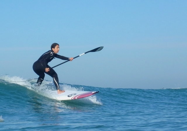  Paddle surf à Sanlúcar de Plage de Barrameda 