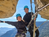 Vía ferrata de iniciación Baumes Corcades, 4 horas
