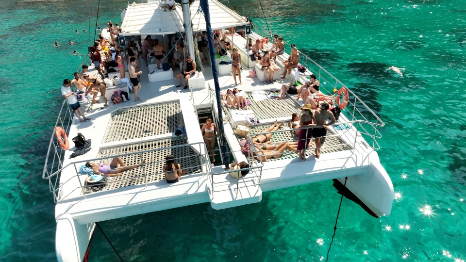  马略卡岛乘船游览 