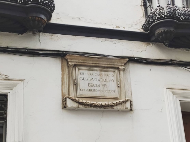  Plaque lors de la visite littéraire 