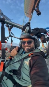 Vuelo parapente con motor +Vídeo Torre del Mar 30'