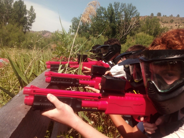 Partida en grupo de gotcha