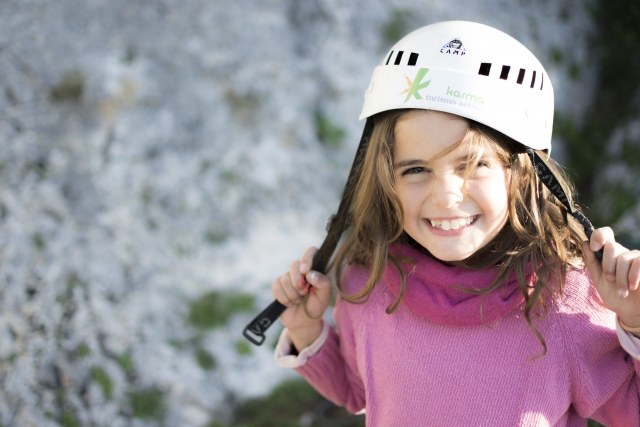 Curso de escalada para niños en Cerro del Hierro 