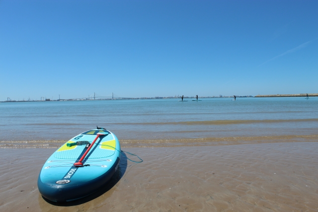  Preparando nosso curso de paddle surf em Cádiz 