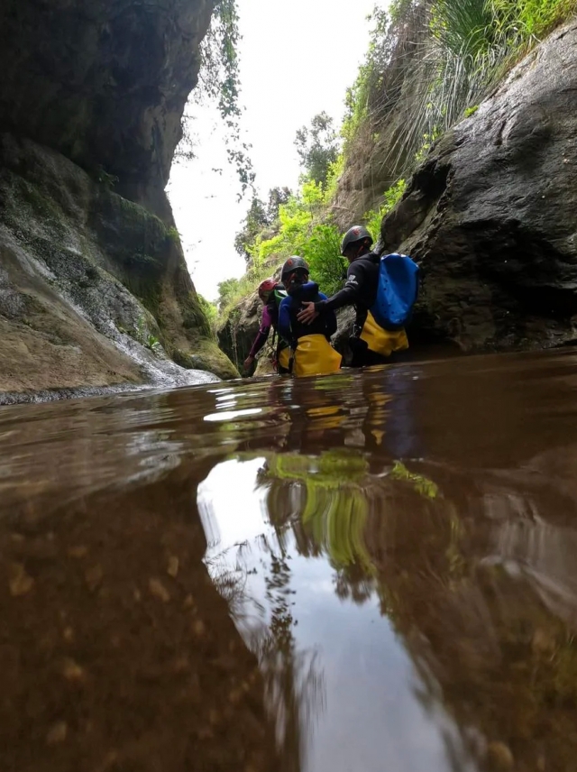  Rota de canyoning pela ravina de Castellar del Valles 