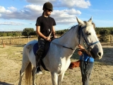 Clase individual de equitación río Guadalix 1h