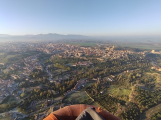 Voo privado de balão com café da manhã e fotos Toledo