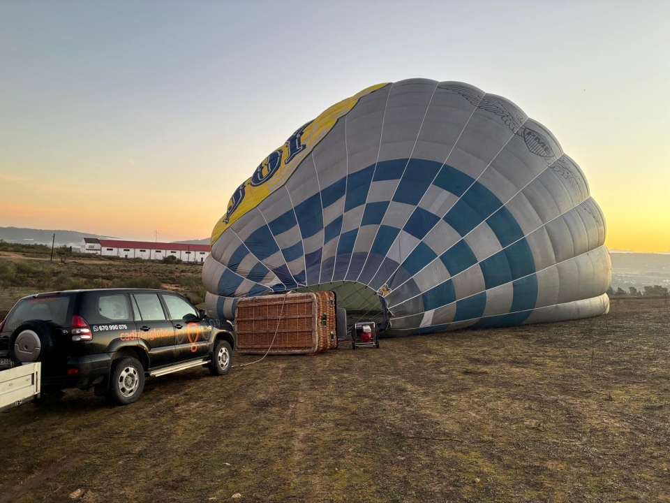 Vuelo en globo por Sierra de Cádiz