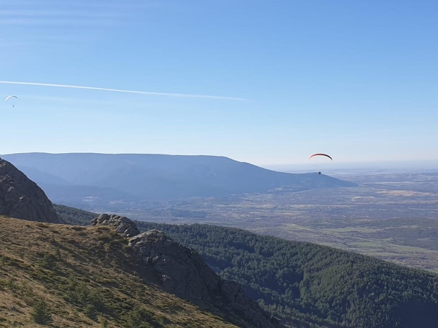  Gleitschirmflug über Somosierra 